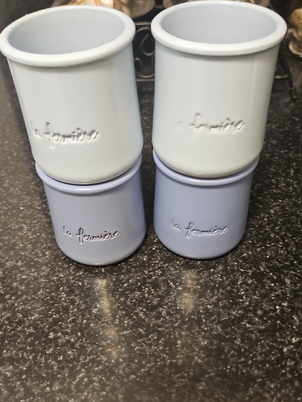 La Fermiere Reuseable Ceramic Jars .Set Of 4